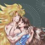 ホビージャパン社の手のしぐさイラストポーズ集の構図を利用して描いたサガと美鷺。プライベッターとぴくもふに公開済みですが個人サイトにサルベージ。 構図の練習で夢絵描き(サガと美鷺)