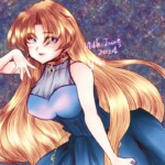 夢主の美鷺を単独で描いたのでこちらに更新。構図は、pixivで構図を配布されている方からお借りしました。 美鷺絵